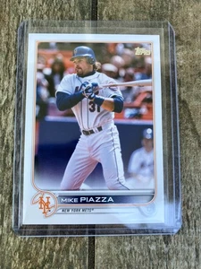 2022 TOPPS Series 2 MIKE PIAZZA SP PHOTO VARIATION Card #375 HOF NEW YORK METS - Picture 1 of 1