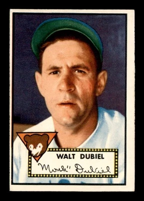 1952 Topps #164 Walt Dubiel   EX X3548762 - Image 1 of 3