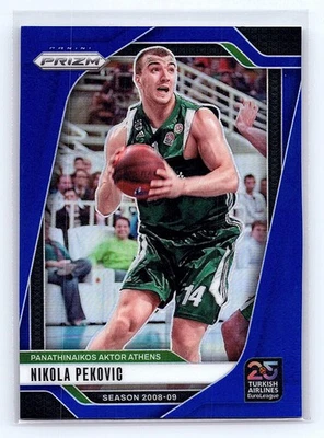 Nikola Pekovic 2024-25 Panini Prizm EuroLeague #127 Blue Prizms #/199 Foto 1 de 2