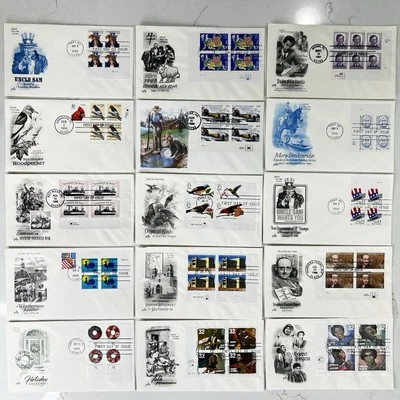 15 First Day of Issue Postal Covers Historic FDC 1996-98 Culture Lot #34 - Image 1 of 4