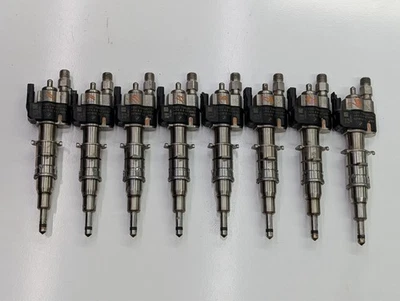 Inyectores de combustible de alta presión BMW E92 E93 F10 F12 F01 N63 N54 ÍNDICE 12 (JUEGO DE 8) Foto 1 de 4