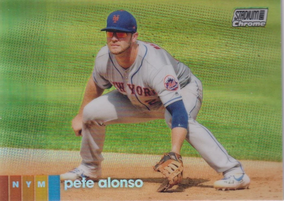 Pete Alonso 2020 Stadium Club Chrome Refractor #164 - Image 1 of 1
