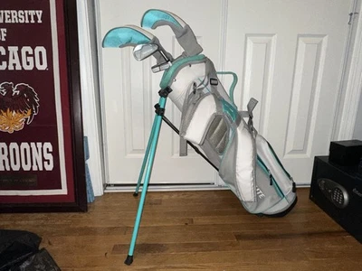 Top Flight Graphite Bag & Shaft Iron Set Golf Clubs Junior Youth Kids - Image 1 of 4