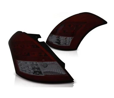 Faros TRASEROS para suzuki swift iv 2010 2011 2012 2013 2014- rojo Fumar LED - Image 1 of 3