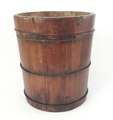 Madera curvada primitiva doble cara medida seca 12 1/2" decoración de granja de campo Foto 1 de 4