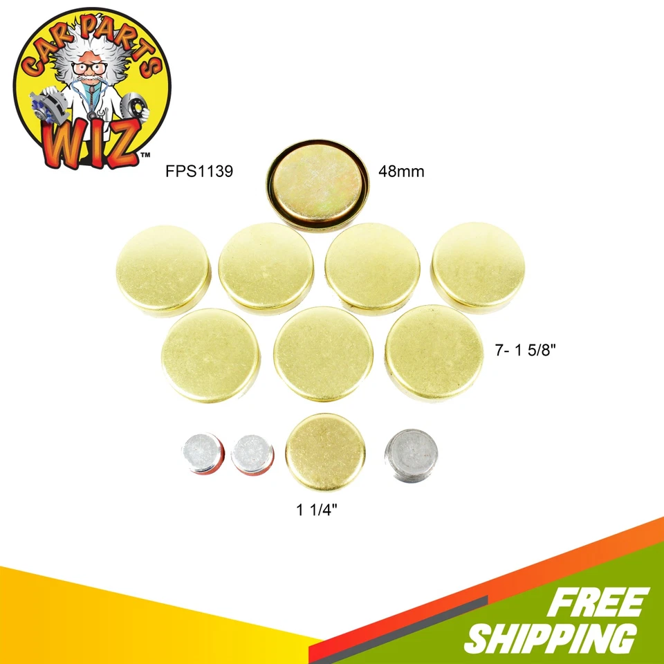 Kit de tapones de expansión del motor para 87-03 Dodge B150 B1500 B250 3,9 L 12 V Magnum Foto 1 de 1