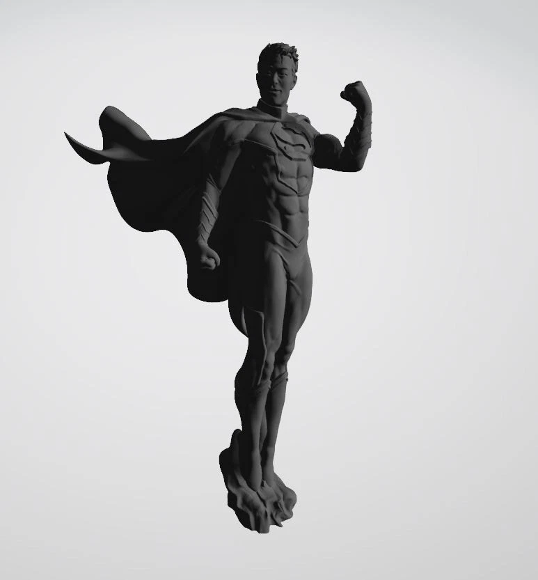 Фигурка Knight Models DC Multiverse 35 мм Superman Kong Kenan неокрашенная смола - Изображение 1 из 1