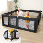 Baby Playpen 71x79inch Extra Large Play Pen with Door, Playpen for Baby and Baby