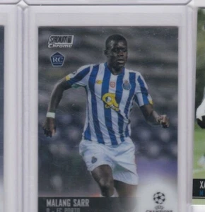 TARJETA DE NOVATO MALANG SARR '21 STADIUM CLUB CROMADA UEFA CHAMPIONS LEAGUE - Imagen 1 de 23