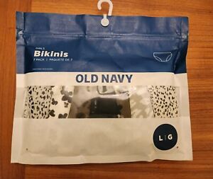 Old Navy Girls LARGE Bikini Underwear Panties ANIMAL PRINTS Gray Black #31822