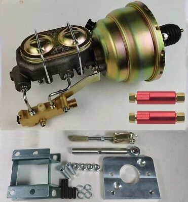 1960-1966 Chevrolet C10 Truck Booster 1 1/8" Bore Master Cylinder Drum Drum Kit - Image 1 of 3