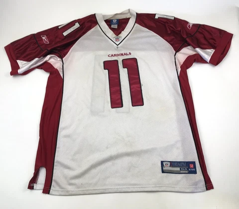 Arizona Cardinals Football Jersey Size 54 Red Short Sleeve Larry Fitzgerald Sewn Cover