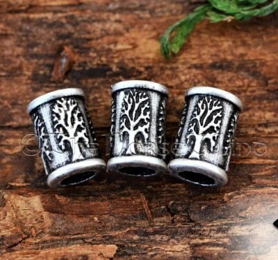 Yggdrasil Wikinger Bartring Keltische Haarperle Lebensbaum Bartperle Bartschmuck - Bild 1 von 4