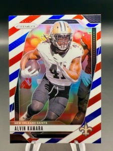 2024 Panini Prizm - Alvin Kamara Red White and Blue Prizm #204 Saints - Picture 1 of 2