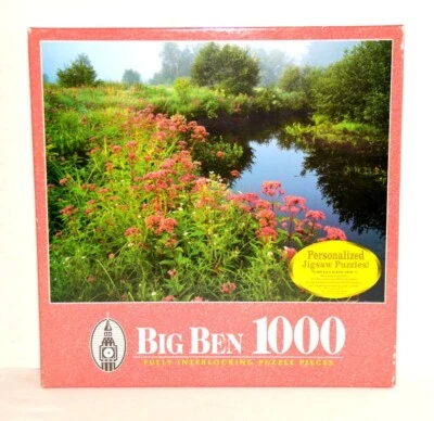 Hasbro Big Ben 1000 Piece Jigsaw Puzzle - “Lawrence Brook, Royalston, MA” - NOS - Image 1 of 4