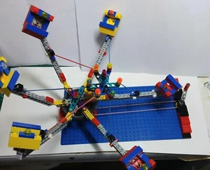 Lego Fairground Octopus Roundabout Technic One Off Works Exactly Like Real One - Picture 1 of 8
