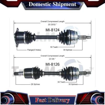 Junta del eje de transmisión delantero CV para Mitsubishi Montero 2001 2002 2003 2004 Foto 1 de 3