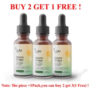 LUV Health NEURO DROPS curcumina adattogena NECTOR PESCA 1 oncia/30 ml - Foto 1 di 6