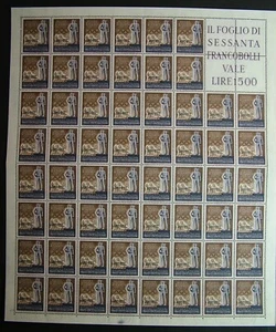 AMG - Ftt 1952 Italien Stempel Sportauspuff Bogen 25 Livre MNH - Picture 1 of 1