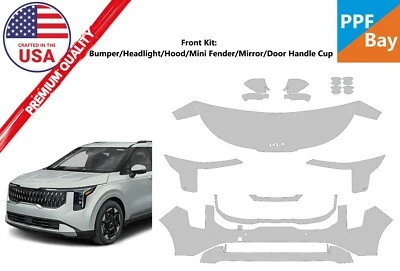Kit precortado de película de protección de pintura frontal PPF para KIA Carnival 2025 Foto 1 de 4