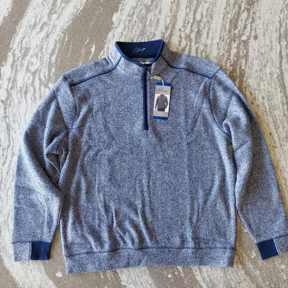 Suéter Greg Norman Manga Larga 1/4 Cremallera Grande COMO NUEVO ¡ENVÍO GRATUITO! Foto 1 de 1