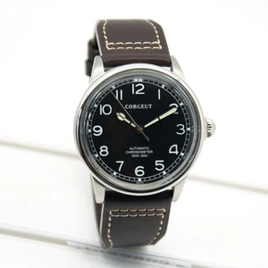 Corgeut Mens Watch Miyota Automatic Self Wind Mechanical WristWatch Waterproof - Picture 1 of 18