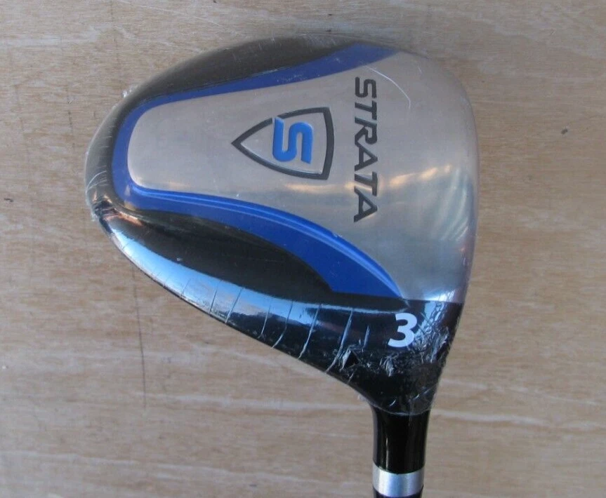 STRATA FAIRWAY 3 MADERA LOFT 15,5 GRADOS VARILLA FLEXIBLE REGULAR PALO DE GOLF NEGRO 3W NUEVO Foto 1 de 4