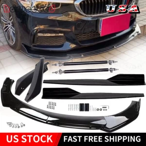 For BMW 3 4 5 series Front Rear Bumper Lip Spoiler Splitter Body Kit /Side Skirt - Picture 1 of 20