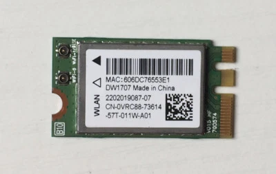 Dell Inspiron E5450 E5550 Laptop Wireless Wifi Wlan + BT4.0 Bluetooth Card VRC88 - Image 1 of 2