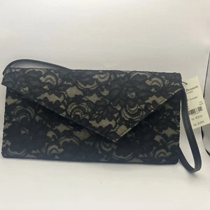 L.K Bennett London CU Leonie Black Lace Clutch Bag, Brand new with tag RRP £195 - Picture 1 of 10