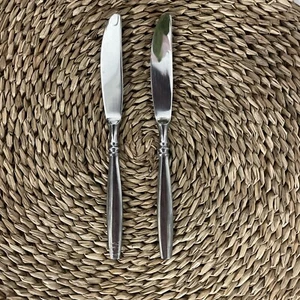 Set 2 Reed & Barton PERTH Modern Solid Knives Stainless Flatware 8.5” Rebacraft - Picture 1 of 8