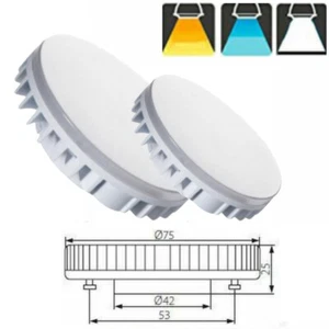 Kanlux GX53 LED SMD 9W Light Bulb CLF Replacement GX53 Warm Neutral Cool White - Picture 1 of 1