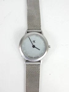 Calvin Klein Wrist Watch K3131 Vintage Collectible Ladies Silver New Battery - Picture 1 of 10