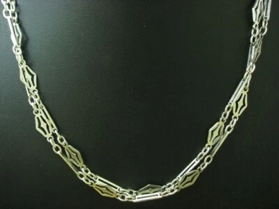 925 Argento Sterling Collier / Vero Argento/90,0cm/19,1g - Immagine 1 di 3