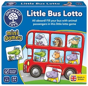 Little Bus Lotto ~ Mini Game by Orchard Toys 3+ - Picture 1 of 7