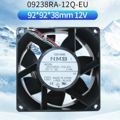 NMB 09238RA-12Q-EU 9038 12V 3.14A 9cm Cooling Cabinet Fan 4-PIN - Image 1 of 4