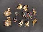 Jewelry 6 Pairs Art Deco Gold Toned Gold Looking Lot Of 6