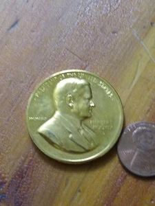 Herbert Hoover Inaugural Coin U.S. Mint Commemorative President nice! - Picture 1 of 4