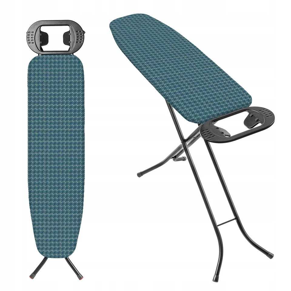 Planche à repasser KADAX, table à repasser avec pieds antidérapants (vert) - Photo 1/4