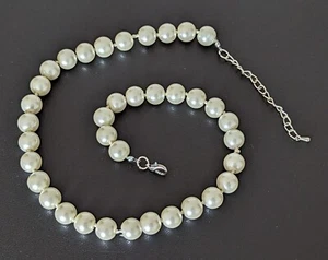 Vintage Kunst Perle Halskette Perlen Schmuck Sammlung Auflösung 70er - Bild 1 von 5