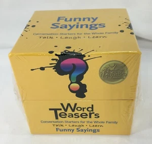 Word Teasers Funny Sayings Card Game Idiomatic Sayings Conversation Starter 2019 - Picture 1 of 6