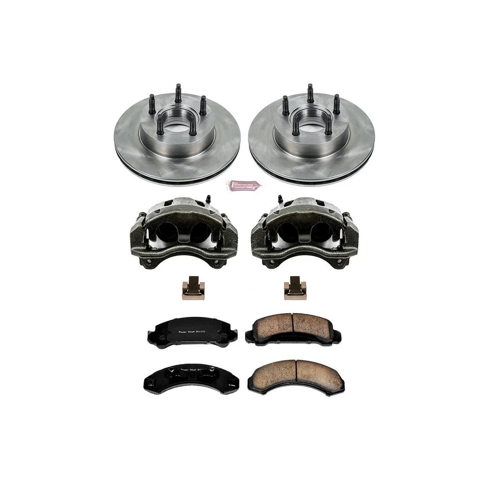 Kit de frenos de disco PowerStop - Delantero - Se adapta a Ford Bronco II 1990, Ford Explorer 1991 - Foto 1 de 4