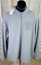 Adidas Primegreen Pocket 1/4 Zip Grey Golf Pullover GU5098 - Men’s XL -