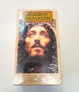 Jesus of Nazareth (VHS Tape, 1977) Robert Powell BRAND NEW SEALED - Foto 1 di 3