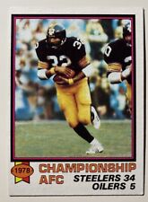 1979 Topps #166 AFC Championship Steelers Oilers Franco Harris