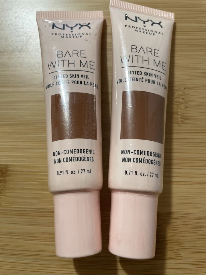 NYX Bare with Me Tinted Skin Veil, Deep Mocha, Lot of 2 - Image 1 of 1