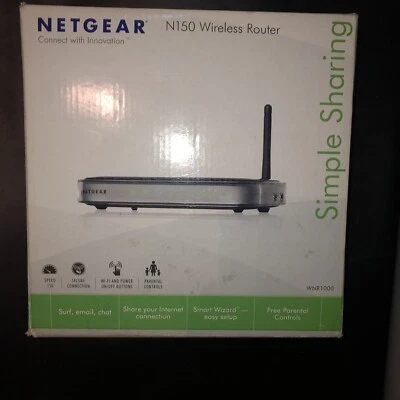 Netgear N150 150 Mbps 4-Port 10/100 Wireless N Router (WNR1000) - Image 1 of 3