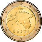 [#382290] Estonia, 2 Euro, 2011, Vantaa, SS+, Bi-Metallic, KM:68