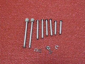 Vintage Team Associated RC10 Buggy Steel Hinge Pin Set Of 8. #0510 - Picture 1 of 5