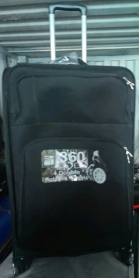 Koffer Trolley Softbag 8 Rollen  dunkel blau 80 X 48 X 25 cm 3,4kg neu unbenutzt - Bild 1 von 4